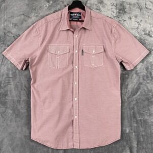 Ecko Unltd Authentic Shirt Men 2XL Classic Red Plaid Check Skater Y2K Streetwear